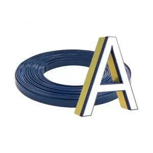 1 Inch Wide Plastic Trim Cap Strips For Custom Led Channel Letters