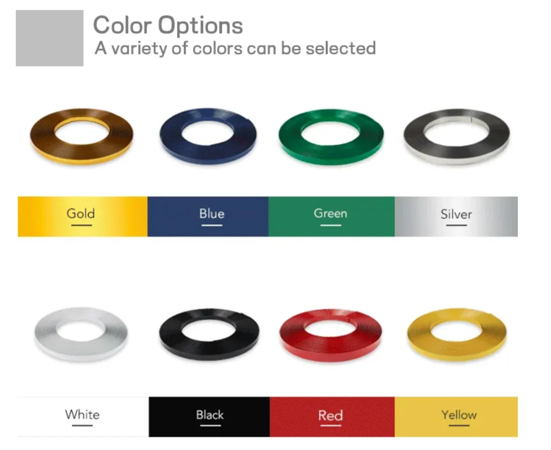 1 Inch Width Plastic Trim Cap LED Signs Trim Cap Aluminum Sheet And ABS Engineering