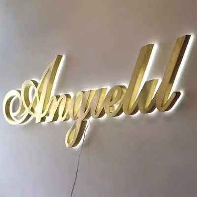 12V Input Voltage Backlit Letters Signage Illuminated Letter Sign Advertising