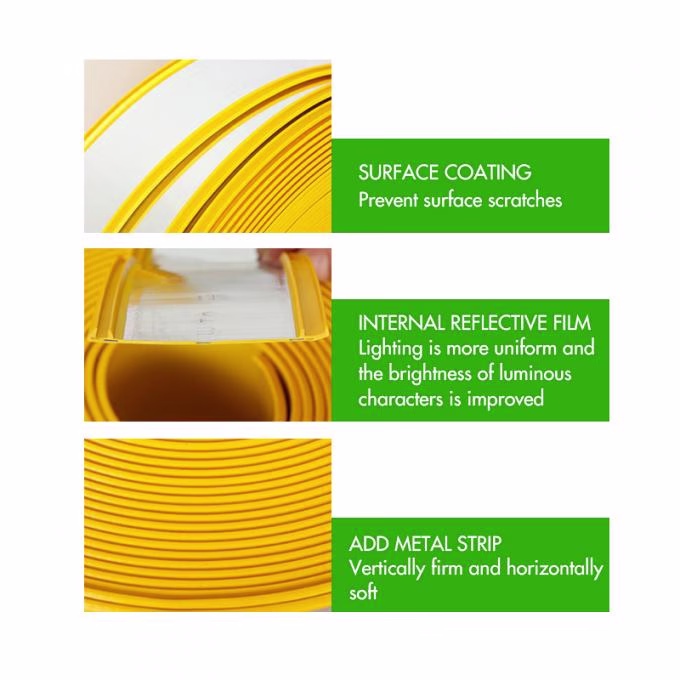 Bending Processing Aluminium Channel Letter Trim Cap Channel Letters 2