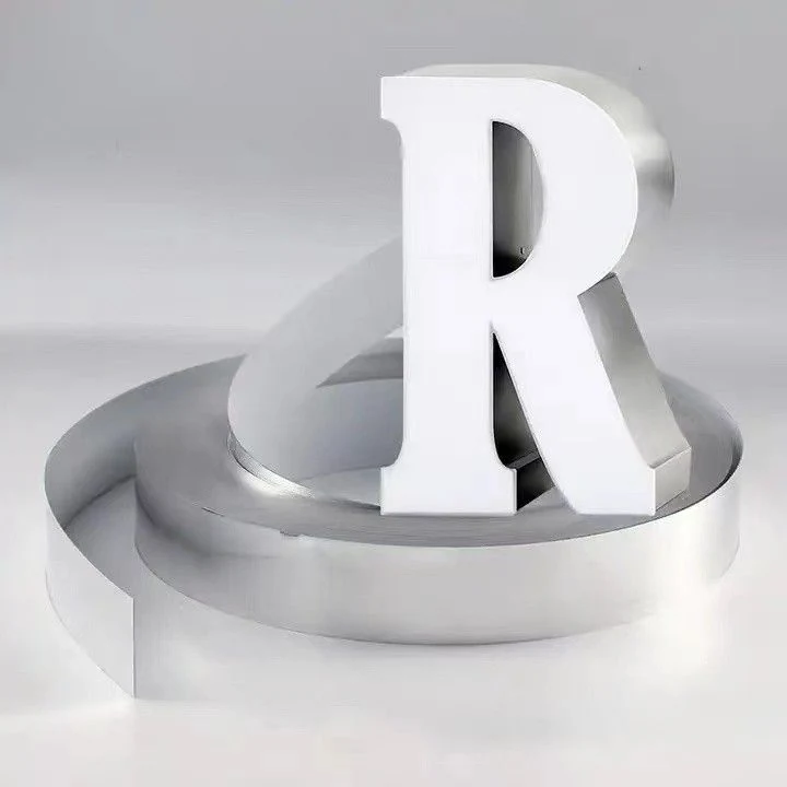 Led Signboard Aluminum Trim Cap For Channel Letter Trim Cap Roll gallery image 1