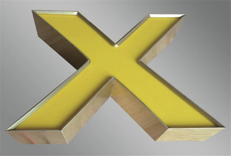 90mm Wide Trim Cap Signage Channelume Aluminium Coil For Channel Letter Detail 1