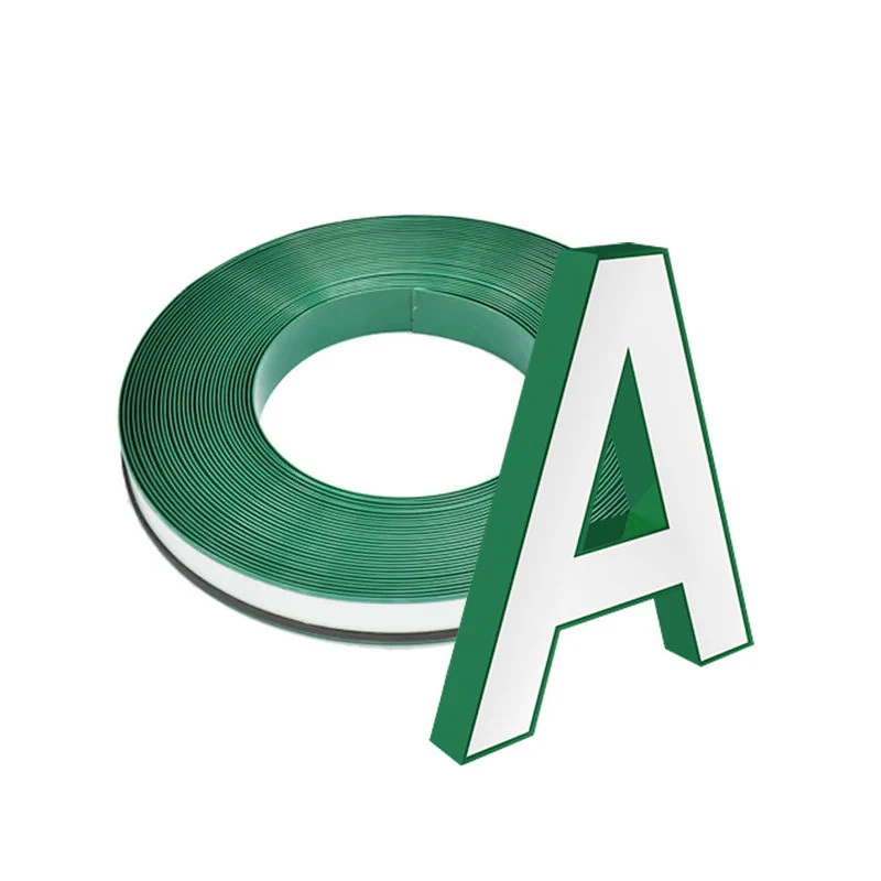 90mm Wide Trim Cap Signage Channelume Aluminium Coil For Channel Letter Gallery 2