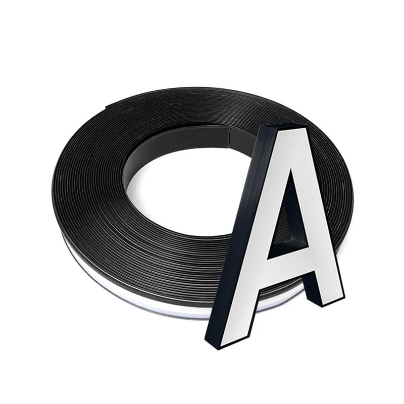 Customized Channelume Letters Strip Golden Perforated Aluminium Trim Cap Gallery 1