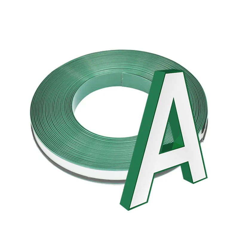 Green 0.5mm 0.6mm Channelume Aluminum Channel Letter Coil Suppliers Gallery 1