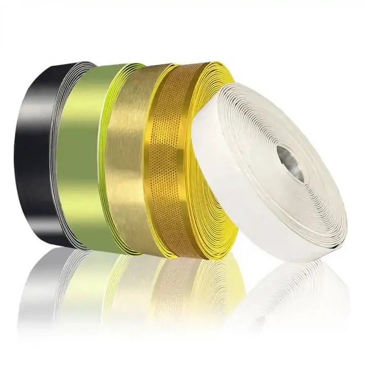 Brushed Gold Aluminium Trim Cap With Aluminum Hardness Aluminum Alloy Coil application 1