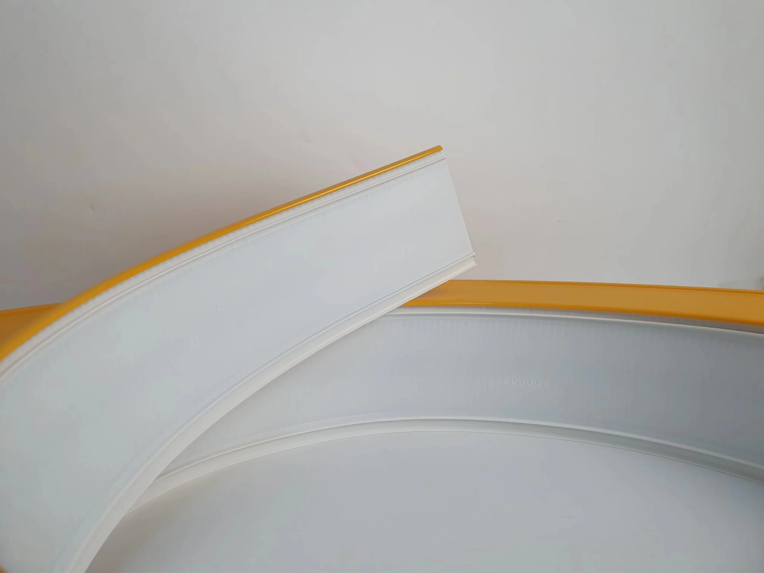 Channel Letter Aluminum Trim Cap With 70MM Width In Yellow Aluminum Channel Letter