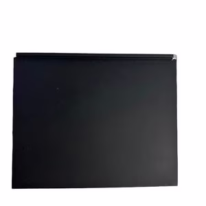 F Type Aluminium Edging Profile For LED Signage Black White Aluminum Plain