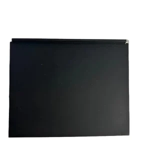 F Type Aluminium Edging Profile For LED Signage Black White Aluminum Plain