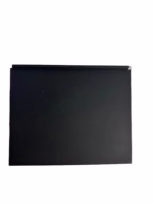 F Type Aluminium Edging Profile For LED Signage Black White Aluminum Plain