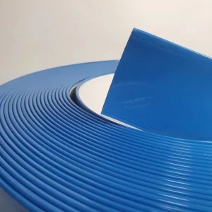 Hand Bending Aluminum Trim Cap Strip J Type Trim Cap Coil 50M Length Various Widths Blue Colors