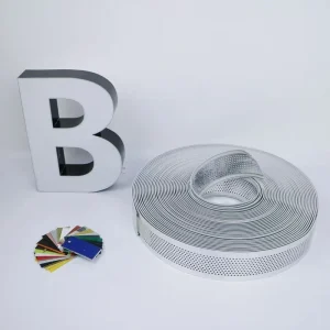 LED Lights Compatibility Aluminum Channel Letter Trim in Regular Color Weather-resistant and Durable