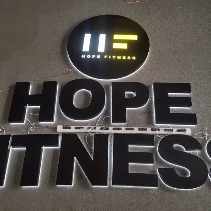 Long Lifetime Led Channel Letters Backlit Channel Letter Signs 50000 Hours application