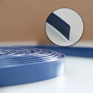 Blue 40 Meter Channelume Letters Aluminium ABS Plastic Trim Cap
