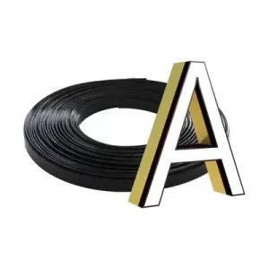 Good price NWPT Model Number Plastic Trim Cap 3d Channel Letter Signs Trim Cap For Channel Letter Edge Video online