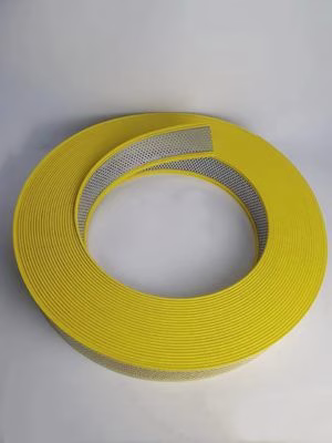 Yellow Aluminium Channel Coil Flexible Bending Profile With Hole For Elegant Edging Applications