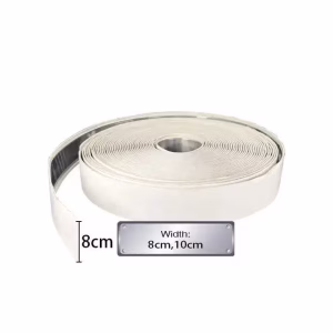 Hand Bending Aluminium Trim Cap 0.33mm Mirror Silver Channel Letter Trim Cap