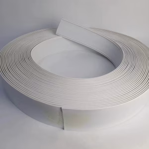 76MM Aluminum Trim Cap White Color With Reflective Finish For Exquisite Edging
