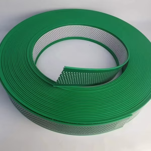 Green Color With Holes Aluminum Trim Cap Hand Bent 50M Roll with Aluminum Alloy Coil