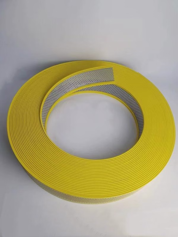 Yellow Aluminium Channel Coil Flexible Bending Profile With Hole For Elegant Edging Applications