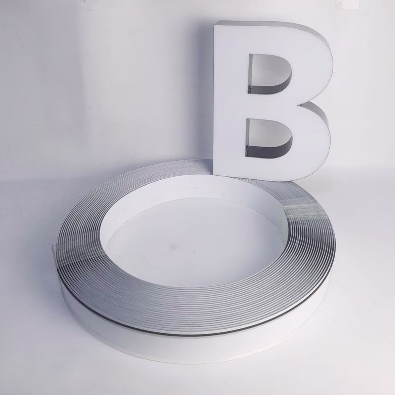 Width 30mm Channelume Letters Customizable Trim Cap For Signs