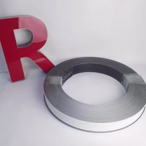 Aluminum PVC Trimless Letterform 3cm-14cm Aluminium Trim Cap Letters