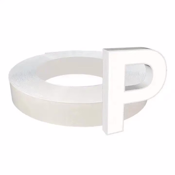 100mm Aluminum Channel Letter Trim Sign Trim Cap For Business Shop