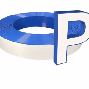 3D Advertising Aluminium Trim Cap 130mm Trimless Channel Letter Coil