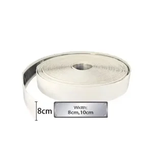 Hand Bending Aluminium Trim Cap 0.33mm Mirror Silver Channel Letter Trim Cap product 1