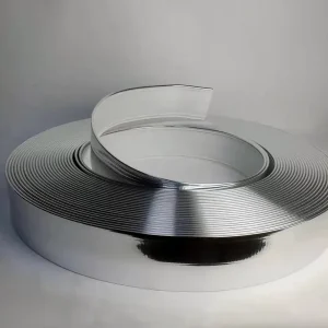 Mirror Sliver Aluminum Trim Cap Roll Hand Bending Hardness Channel Letter Edging Various Widths product 1