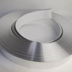 Custom Aluminum Trim Cap Coil Hand Bending Brushed Gold Silver Hardness 68MM-93MM product 1