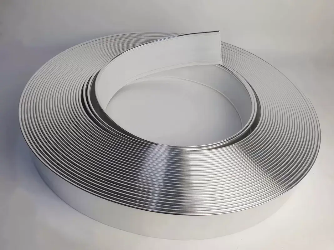 Custom Aluminum Trim Cap Coil Hand Bending Brushed Gold Silver Hardness 68MM-93MM product 1