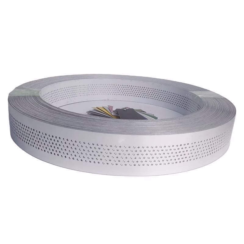 White Aluminum Channel Letter Coil 0.8mm Thickness Pre-Punched Holes