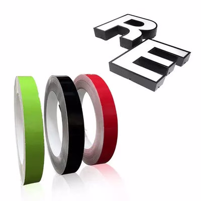 Aluminum T3 - T8 Channel Letter Edge Side Light Flat Reliable Channel Letter Coil