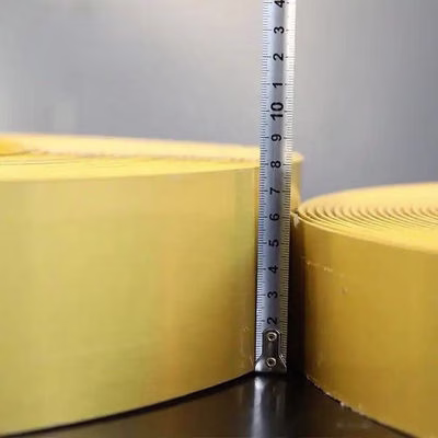 Brushed Gold Aluminium Trim Cap With Aluminum Hardness Aluminum Alloy Coil