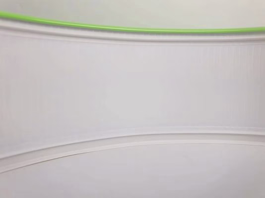 Green Color Aluminum Trim Cap Rolls Aluminum Hardness Hand Bending Method 50M Length