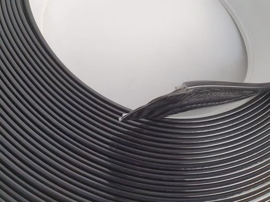 68MM 70MM 76MM 93MM Aluminum Alloy Coil Trim Cap In Black Channel Letter Trim Cap