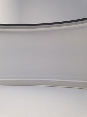 68MM 70MM 76MM 93MM Aluminum Alloy Coil Trim Cap In Black Channel Letter Trim Cap