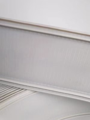 White Color Channel Letter Trim Cap With Aluminum Hardness 70MM 76MM 93MM