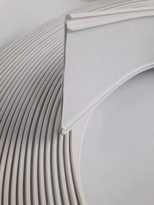 White Color Channel Letter Trim Cap With Aluminum Hardness 70MM 76MM 93MM