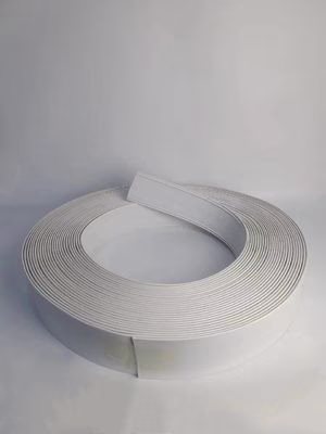 76MM Aluminum Trim Cap White Color With Reflective Finish For Exquisite Edging