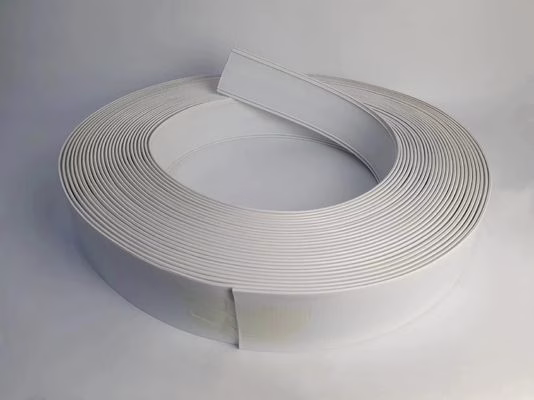 76MM Aluminum Trim Cap White Color With Reflective Finish For Exquisite Edging