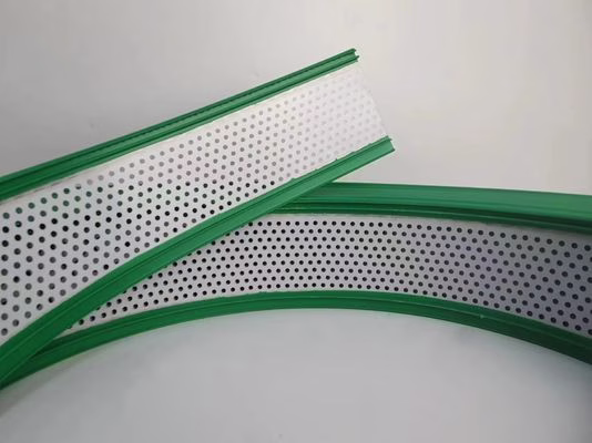Green Color With Holes Aluminum Trim Cap Hand Bent 50M Roll with Aluminum Alloy Coil