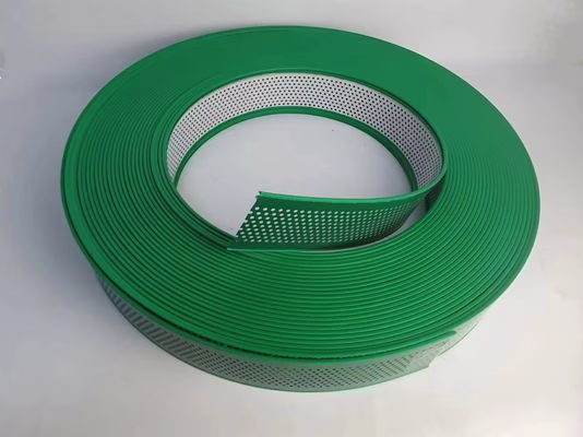 Green Color With Holes Aluminum Trim Cap Hand Bent 50M Roll with Aluminum Alloy Coil