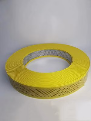 Yellow Aluminium Channel Coil Flexible Bending Profile With Hole For Elegant Edging Applications