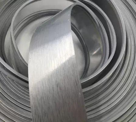 60MM 80mm Hand Bend Punching Brushed Color Coated Aluminum Strip Coil Strip For Luminous Word Channel Letter Sign gallery 1