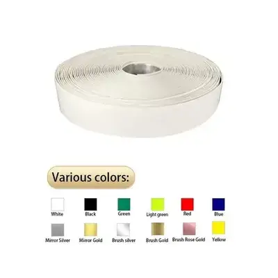 Hand Bending Aluminium Trim Cap 0.33mm Mirror Silver Channel Letter Trim Cap gallery 2