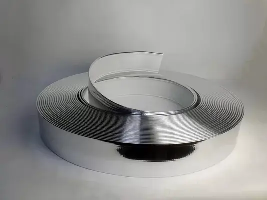 Mirror Sliver Aluminum Trim Cap Roll Hand Bending Hardness Channel Letter Edging Various Widths gallery 1