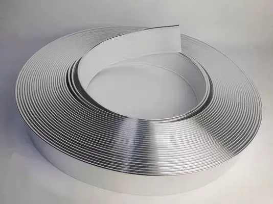 Custom Aluminum Trim Cap Coil Hand Bending Brushed Gold Silver Hardness 68MM-93MM gallery 1