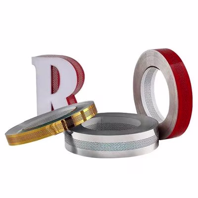 5cm Width Aluminium Trim Cap Letter 50m Or 100m Length Per Roll